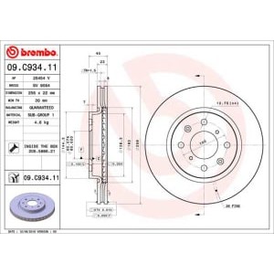 Disc frana BREMBO