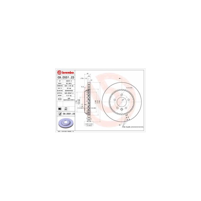 Disc frana BREMBO