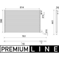 Radiator, racire motor MAHLE