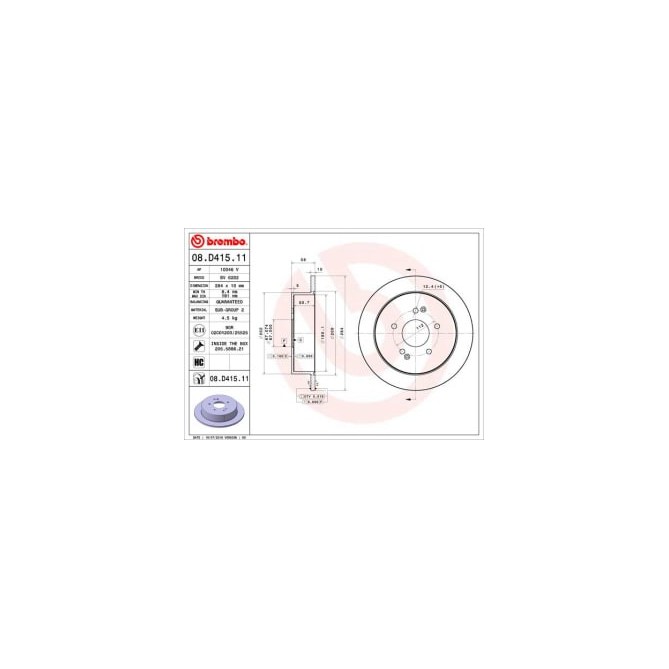 Disc frana BREMBO