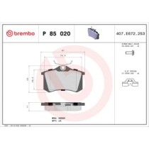 Placute de frana - Tuning BREMBO