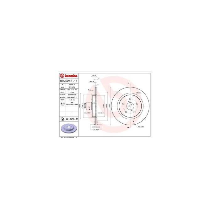 Disc frana BREMBO