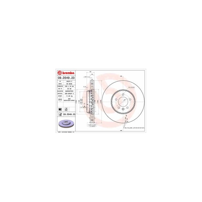 Disc frana BREMBO