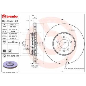 Disc frana BREMBO