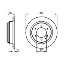 Disc frana BOSCH