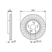 Disc frana BOSCH