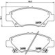 Set placute frana disc BREMBO Honda Civic CR-Z Insight Jazz III IV V 1.2-1.5H fata 56mm inaltime 136mm latime 17mm grosime