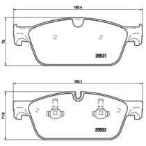 Placute de frana - Tuning BREMBO