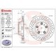 Disc frana BREMBO Stanga Porsche 911 TARGA 3.4 12.11- Diametru 330mm Grosime 28mm Spate Ventilate Perforata 5 Gauri Suruburi