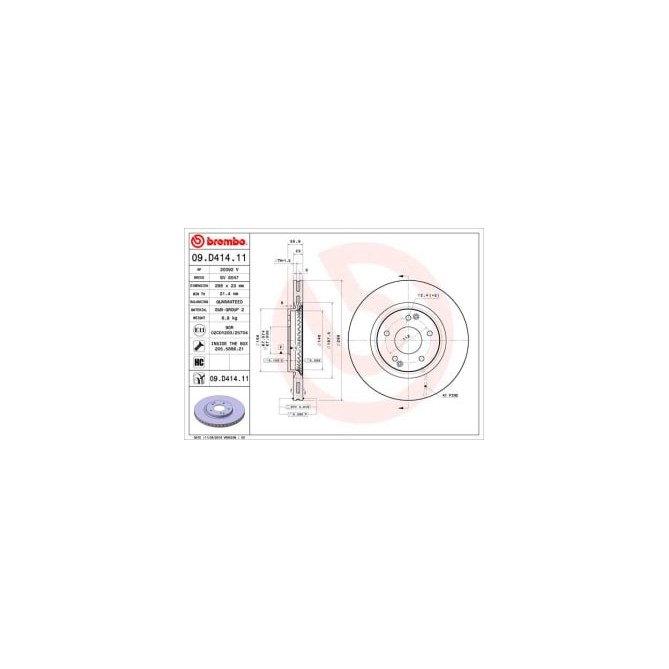 Disc frana BREMBO