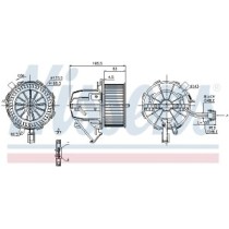 Ventilator, habitaclu NISSENS