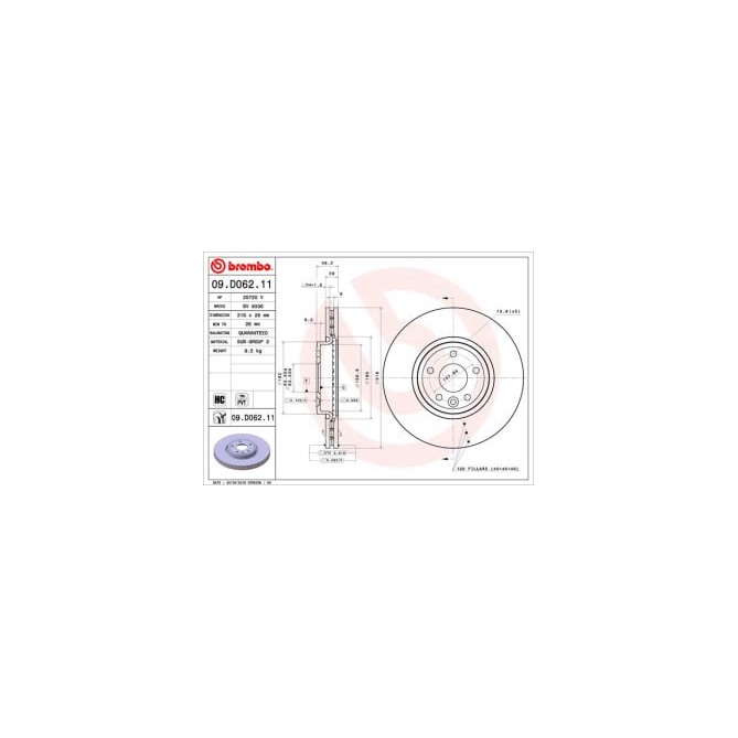 Disc frana BREMBO