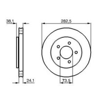 Disc frana BOSCH