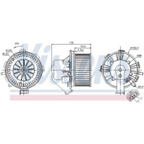 Ventilator, habitaclu NISSENS