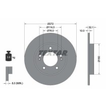 Disc frana TEXTAR