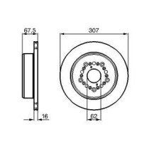 Disc frana BOSCH