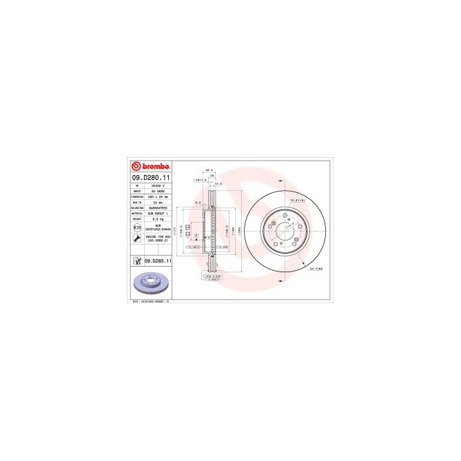 Disc frana BREMBO