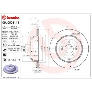 Disc frana BREMBO