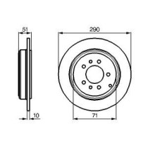 Disc frana BOSCH