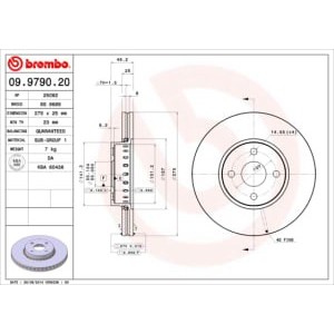 Disc frana BREMBO