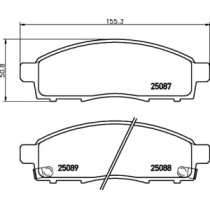 Set placute frana,frana disc BREMBO