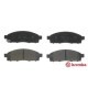 Set placute frana fata BREMBO NISSAN NV200/EVALIA 1.5D/1.6 02.10- latime 155mm inaltime 51mm grosime 17mm senzori uzura 2