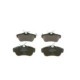 Set placute frana spate BOSCH PEUGEOT 405 I EXPERT TOYOTA PROACE 1.4-2.0D 05.88-03.16 58.6 mm 113.6 mm 16.9 mm