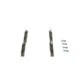 Set placute frana spate BOSCH PEUGEOT 405 I EXPERT TOYOTA PROACE 1.4-2.0D 05.88-03.16 58.6 mm 113.6 mm 16.9 mm