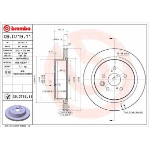 Disc frana BREMBO