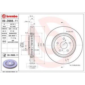 Disc frana BREMBO