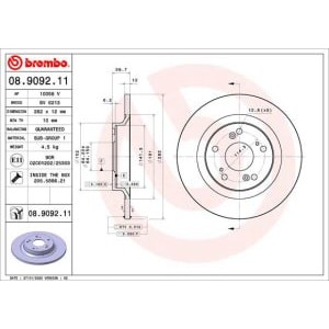 Disc frana BREMBO