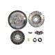 Set ambreiaj VALEO cu rulment și volant cu masa dubla 240mm pentru BMW 1 E81 E82 E87 E88 3 E90 E91 E92 E93 5 E60 E61 X1 E84 2.0D 06.04-06.15