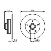 Disc frana BOSCH