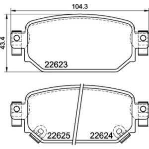 Set placute frana,frana disc BREMBO