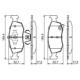 Set placute frana fata BOSCH FIAT 500, 500 C, 500E, PANDA, LANCIA YPSILON 0.9-Electric 07.07, 52.7mm x 149.4mm x 17.5mm