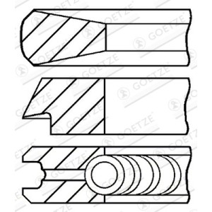 Set segmenti piston GOETZE