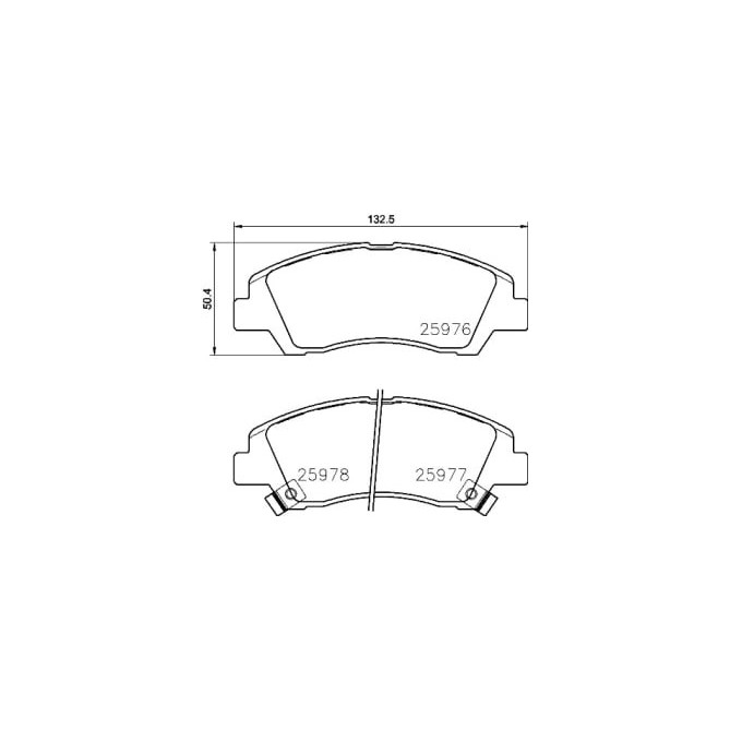 Set placute frana,frana disc BREMBO