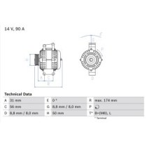 Alternator BOSCH