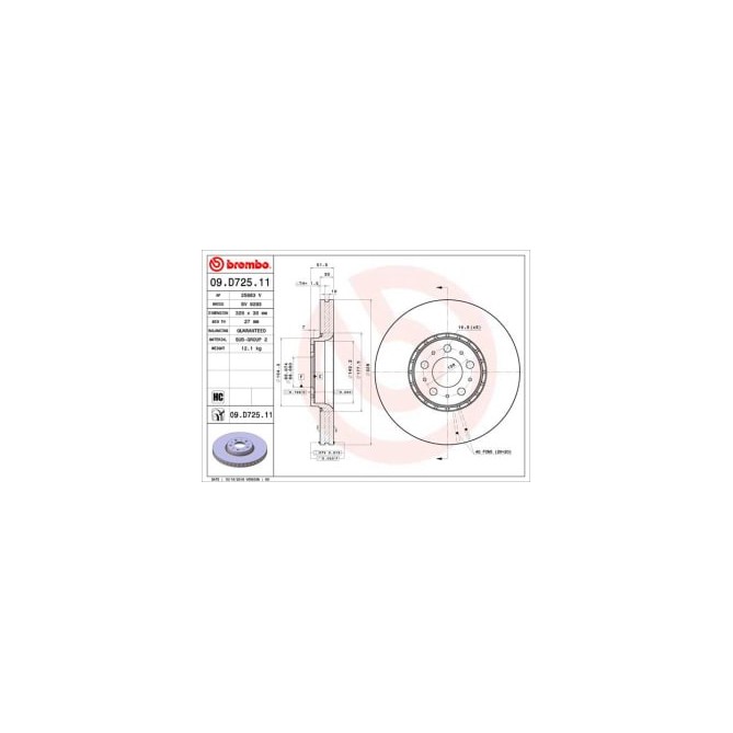 Disc frana BREMBO