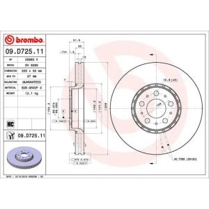 Disc frana BREMBO