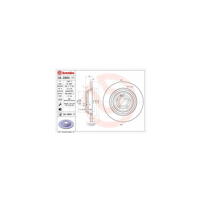 Disc frana BREMBO