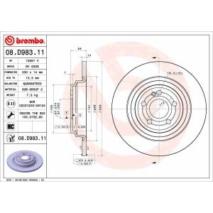 Disc frana BREMBO