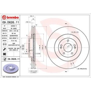 Disc frana BREMBO