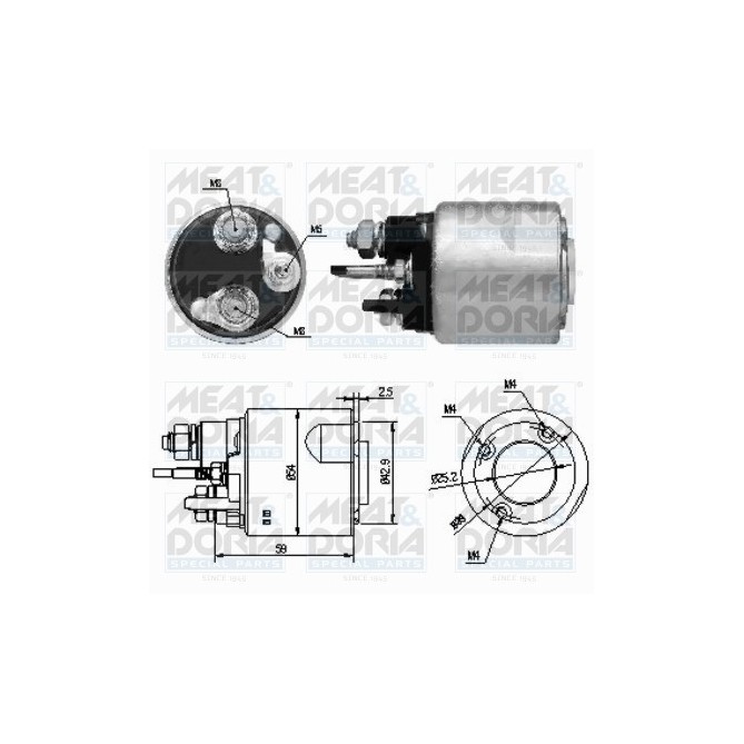 Solenoid, electromotor MEAT & DORIA