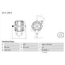 Alternator BOSCH