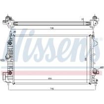 Radiator, racire motor NISSENS