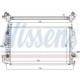 Radiator, racire motor NISSENS pentru CADILLAC BLS, FIAT CROMA, OPEL SIGNUM, VECTRA C, VECTRA C GTS, SAAB 9-3 1.9D, 650 mm x 399 mm x 32 mm