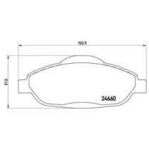 Placute de frana - Tuning BREMBO