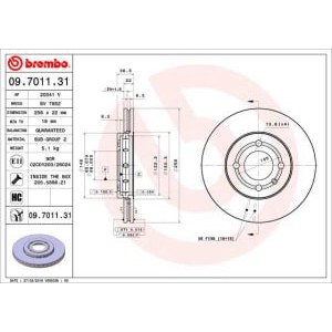 Disc frana BREMBO