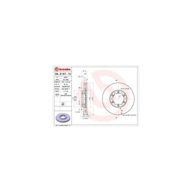 Disc frana BREMBO